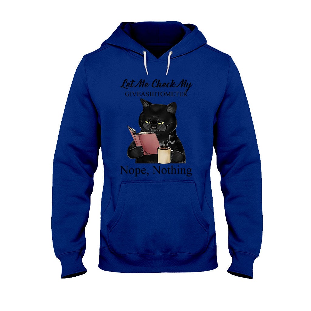 Let Me Check  - Black Cat T-shirt And Hoodie 062021