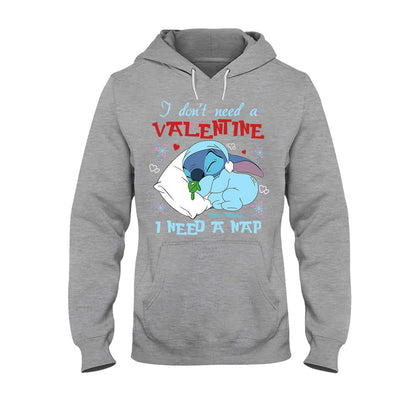 I Don't Need A Valentine - Personalized Valentine Ohana T-shirt and Hoodie