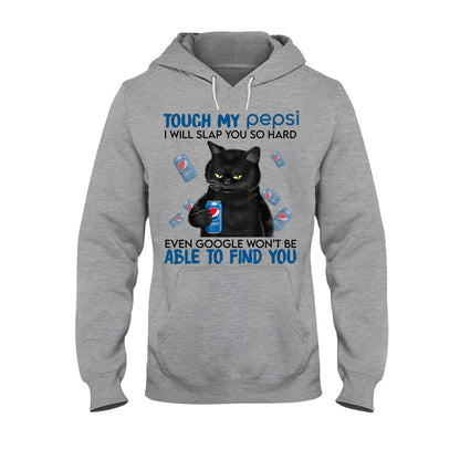 Touch My Drink - Personalized Blue Soft Drink T-shirt and Hoodie