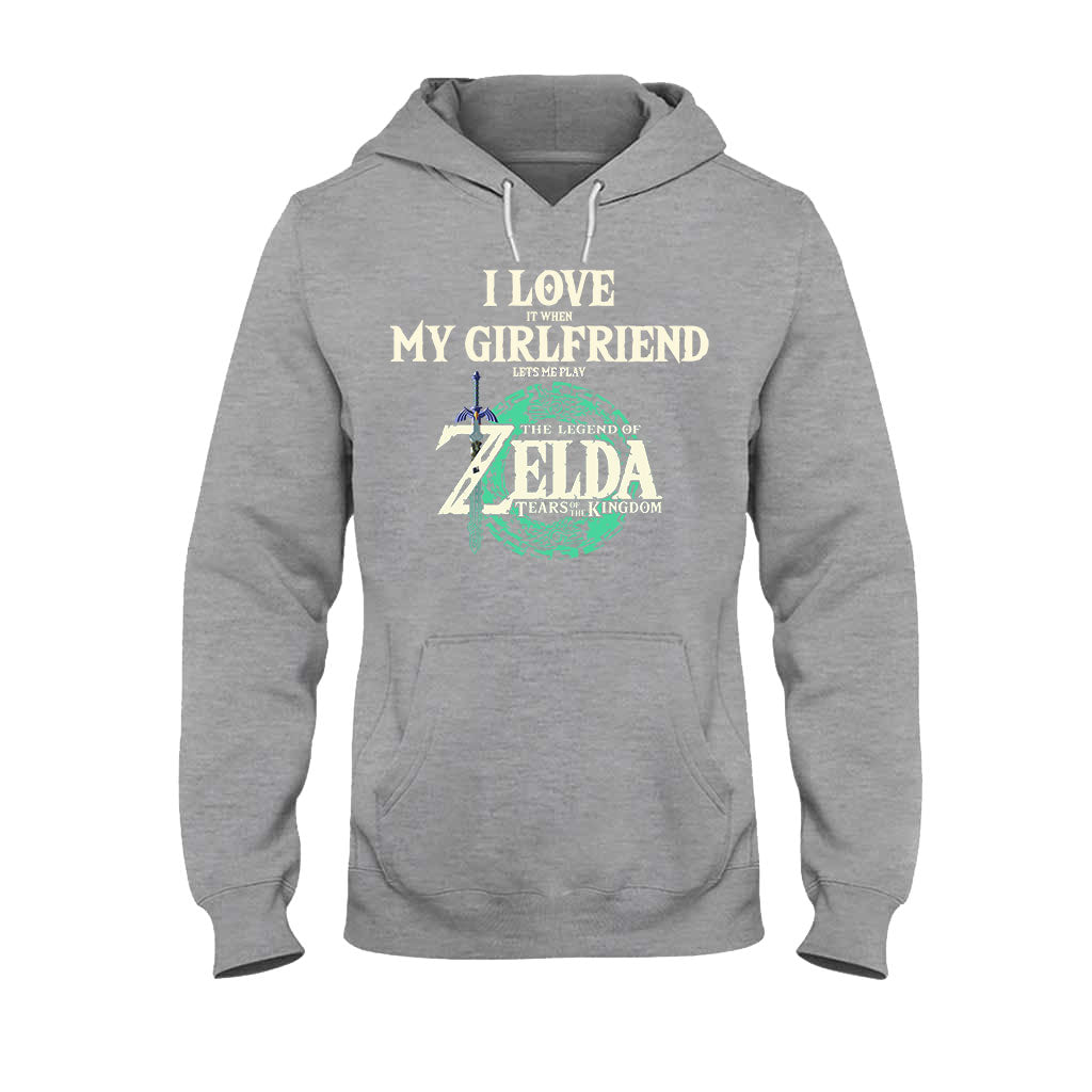 I Love My Girlfriend - Personalized The Hero's Legend T-shirt and Hoodie