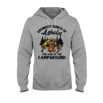 Drunkest Bunch This Side Of The Campground - Camping T-shirt and Hoodie 112021