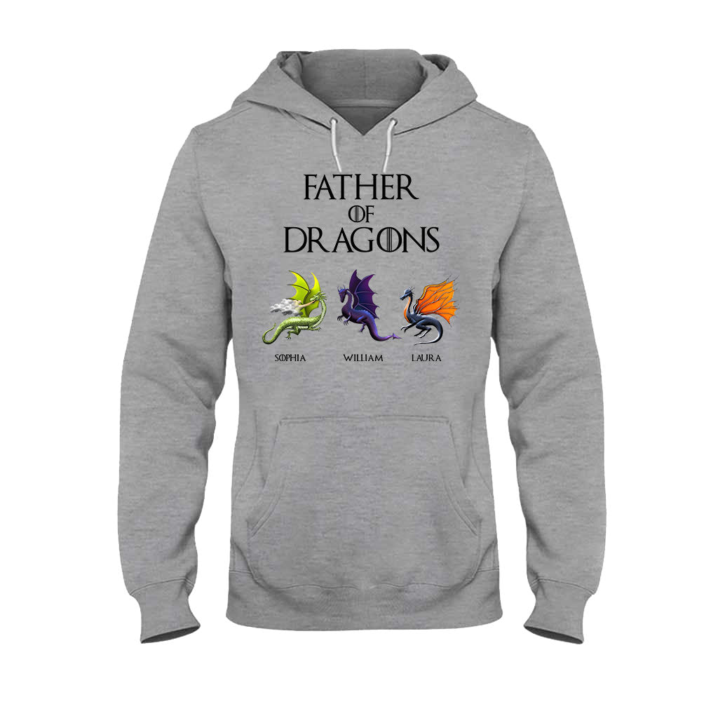 Father Of Dragons - Personalized Thrones Game T-shirt and Hoodie