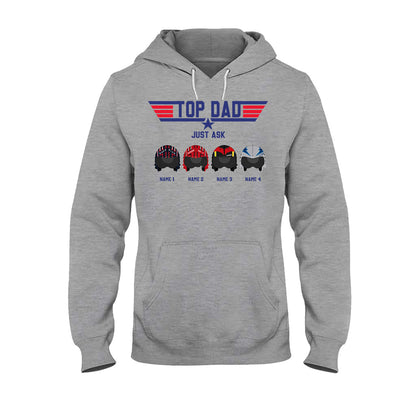 Top Dad - Personalized Top Gun T-shirt and Hoodie