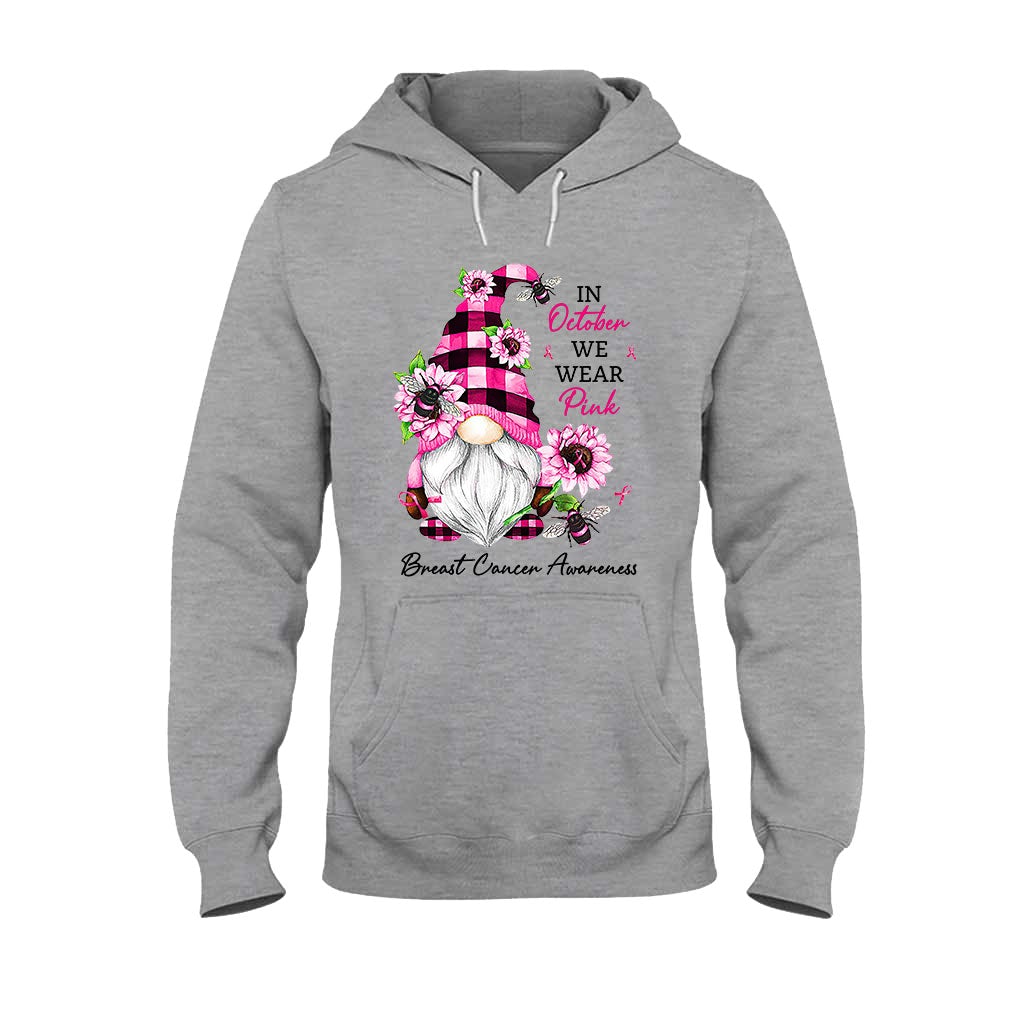 In October We Wear Pink Breast Cancer Awareness T-shirt and Hoodie 092021