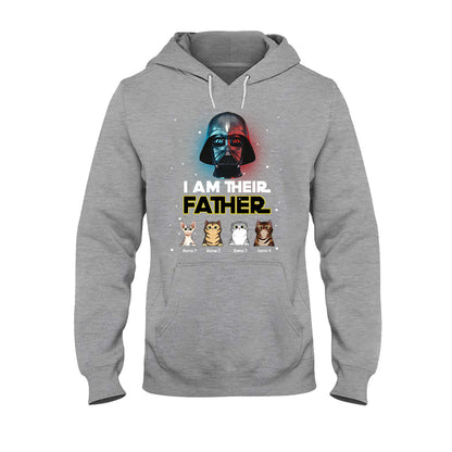 I Am Their Father - Personalized Father's Day Cat T-shirt and Hoodie