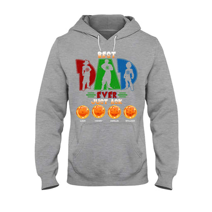 Best Dad Ever - Personalized Seven Balls T-shirt and Hoodie