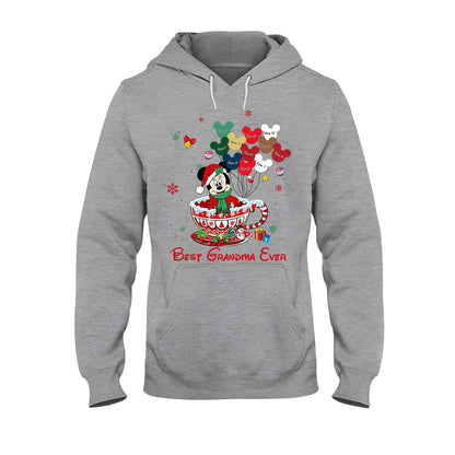 Best Grandma Ever - Personalized Christmas T-shirt and Hoodie