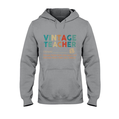 Vintage Teacher T-shirt And Hoodie 062021