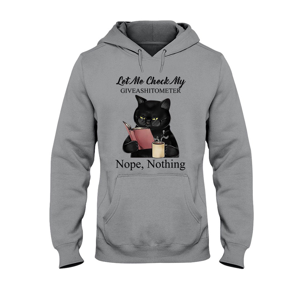 Let Me Check  - Black Cat T-shirt And Hoodie 062021