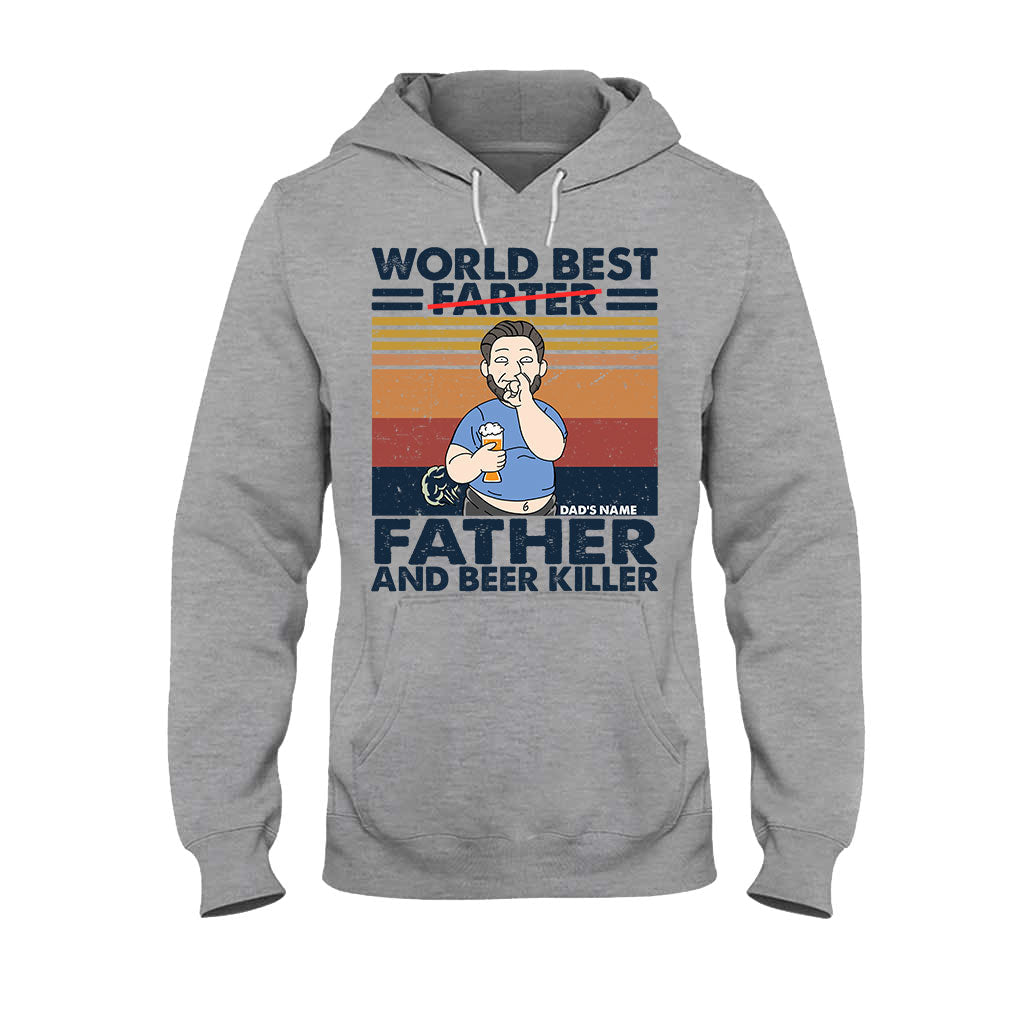 World Best Father - Father's Day Personalized T-shirt and Hoodie