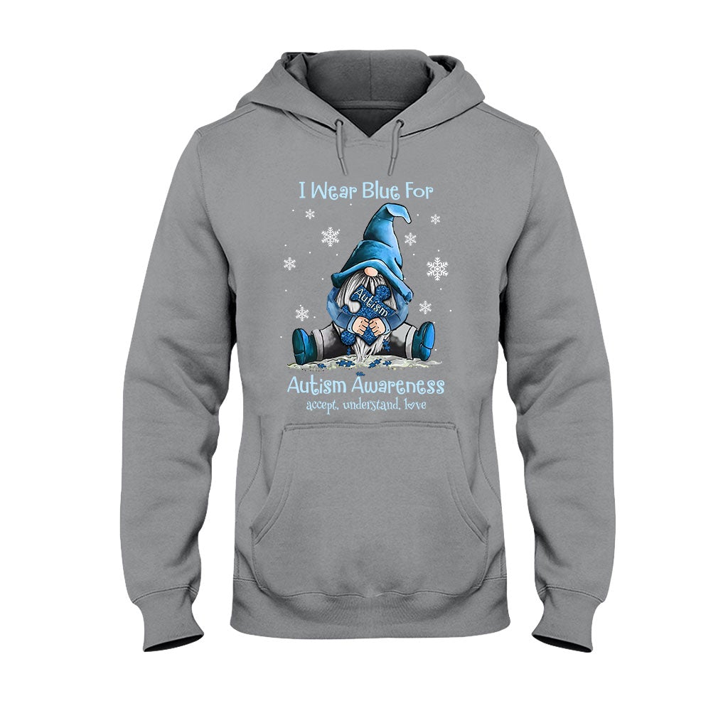 I Wear Blue - Autism Awareness T-shirt And Hoodie 062021