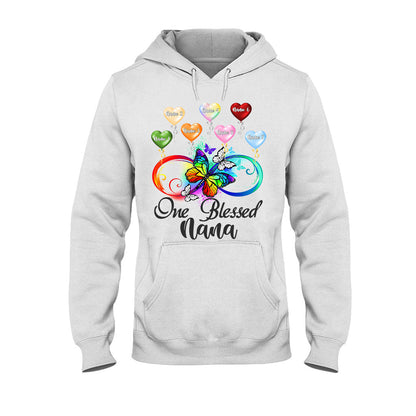 One Blessed Nana - Personalized Grandma T-shirt and Hoodie