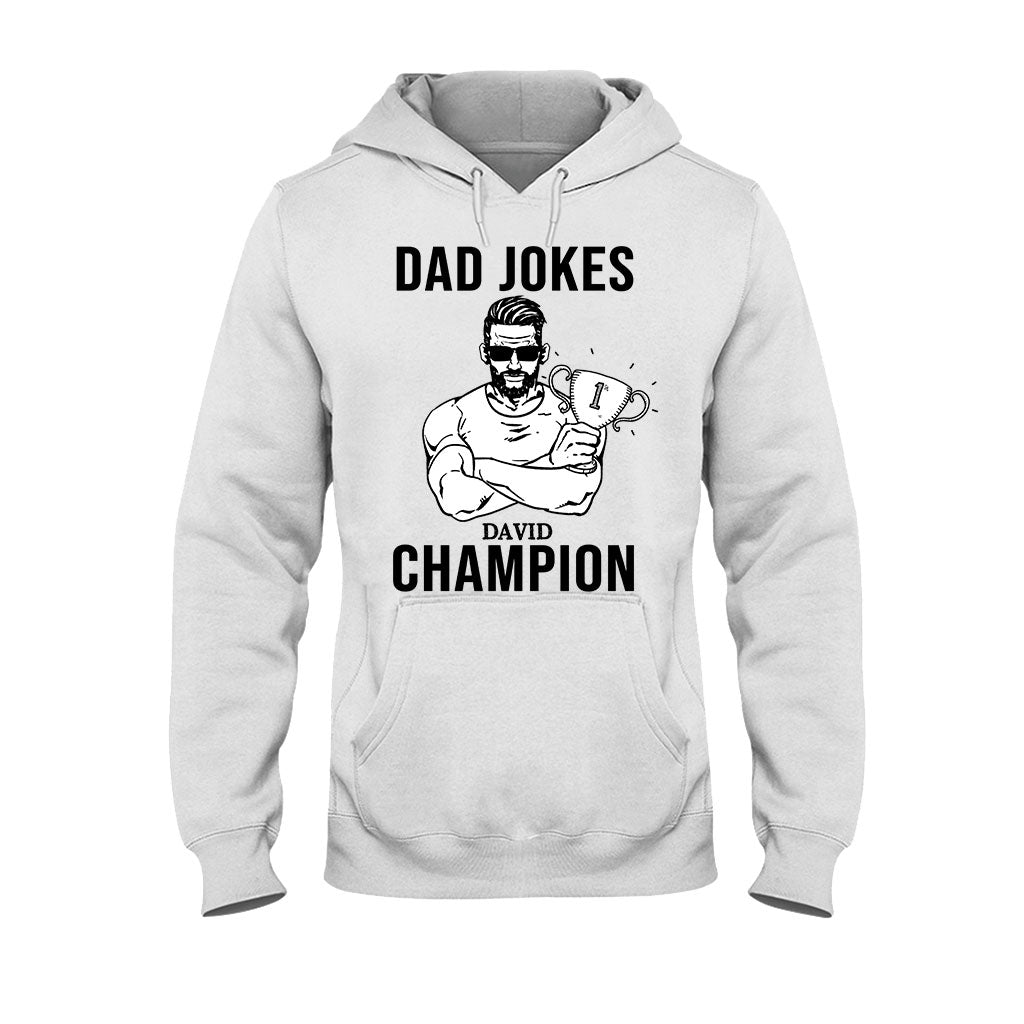 Dad Jokes Champion - Personalized Father's Day T-shirt and Hoodie