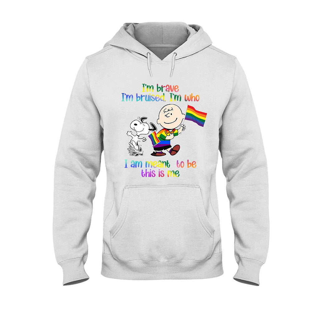 I'm Brave I'm Bruised - LGBT Support T-shirt and Hoodie