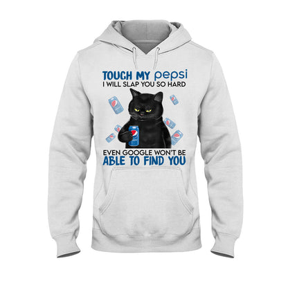 Touch My Drink - Personalized Blue Soft Drink T-shirt and Hoodie