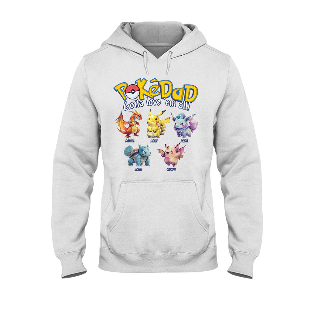 PokéDad PokéMom - Personalized Monster Trainer T-shirt and Hoodie