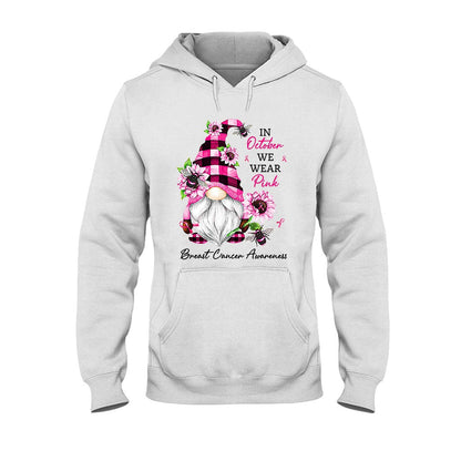 In October We Wear Pink Breast Cancer Awareness T-shirt and Hoodie 092021