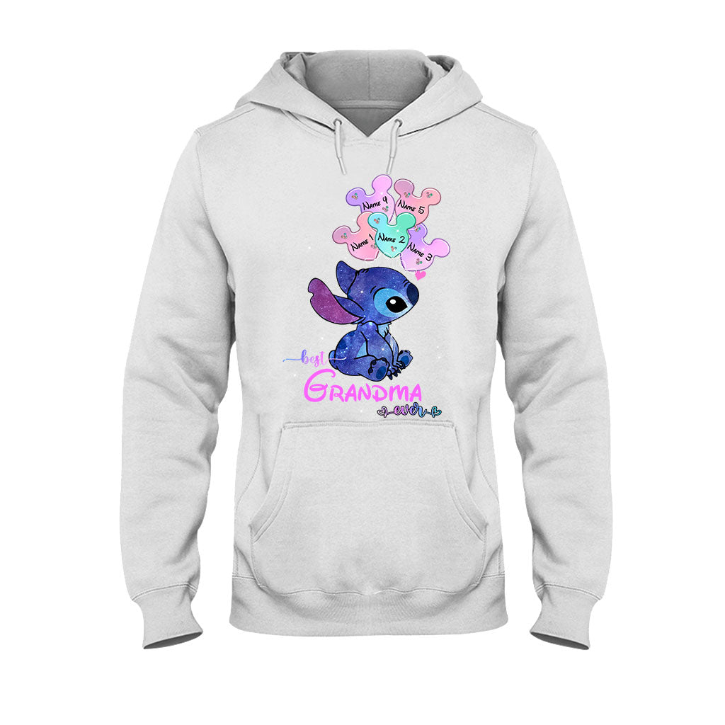 Best Grandma Ever - Personalized Mother's Day Ohana T-shirt and Hoodie