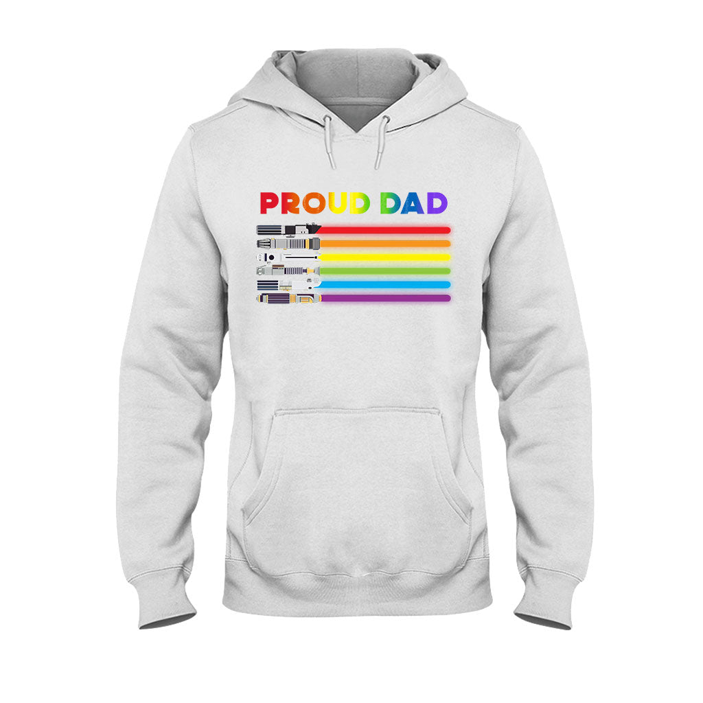 Proud Dad - Personalized LGBT Support T-shirt and Hoodie