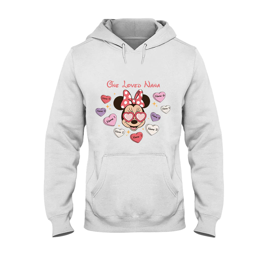 One Loved Grandma - Personalized Valentine Grandma T-shirt and Hoodie