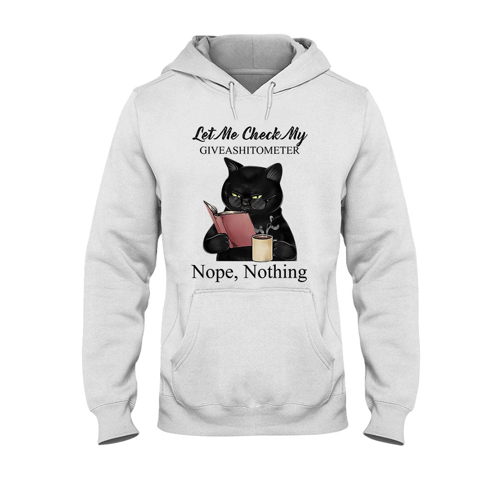 Let Me Check  - Black Cat T-shirt And Hoodie 062021