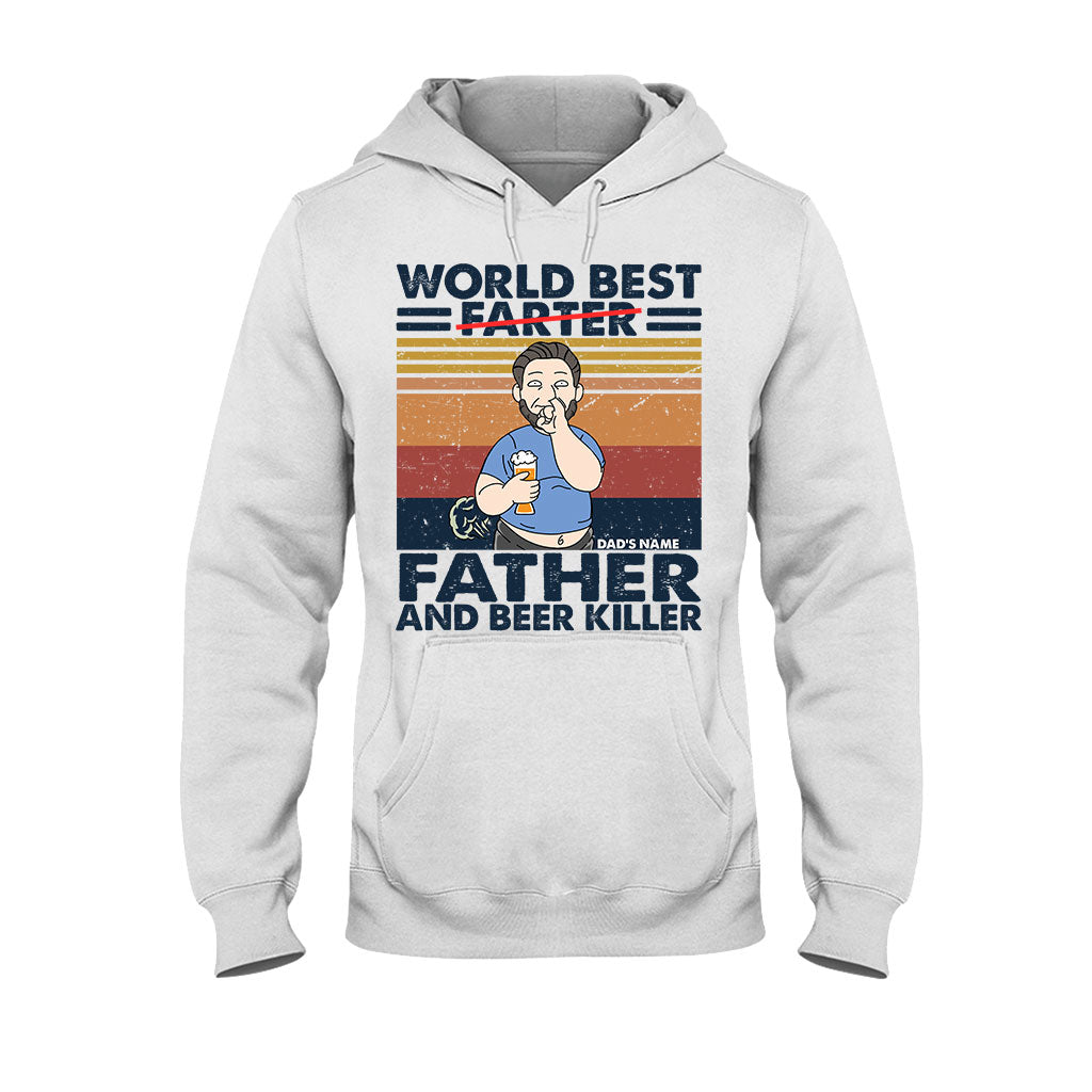 World Best Father - Father's Day Personalized T-shirt and Hoodie