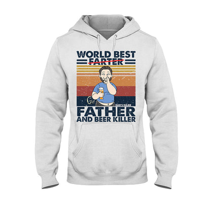 World Best Father - Father's Day Personalized T-shirt and Hoodie