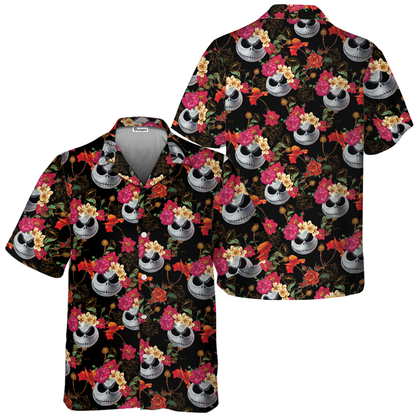 Flower Pattern Nightmare Hawaiian Shirt 0523