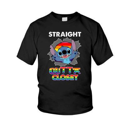 Straight Outta Closet - Personalized LGBT Support Kid Shirts