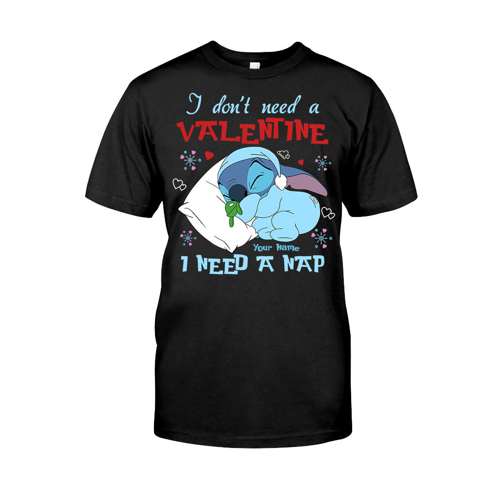 I Don't Need A Valentine - Personalized Valentine Ohana T-shirt and Hoodie