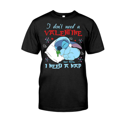 I Don't Need A Valentine - Personalized Valentine Ohana T-shirt and Hoodie