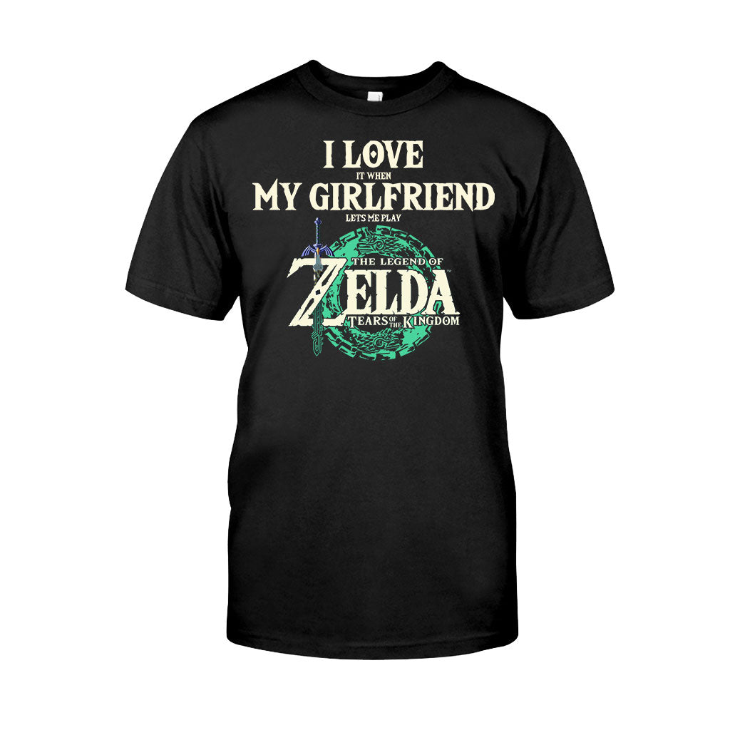 I Love My Girlfriend - Personalized The Hero's Legend T-shirt and Hoodie