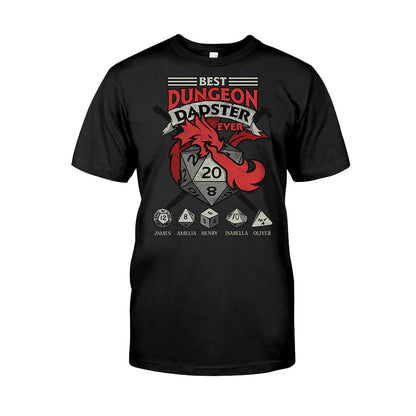 Best Dragon Dadster Ever - Personalized RPG T-shirt and Hoodie