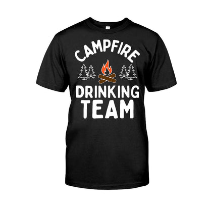 Campfire Drinking Team - Camping T-shirt and Hoodie 112021