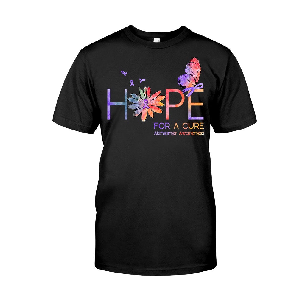 Hope For A Cure - Alzheimer Awareness T-shirt and Hoodie 1121