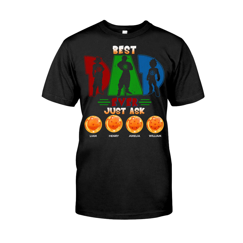 Best Dad Ever - Personalized Seven Balls T-shirt and Hoodie