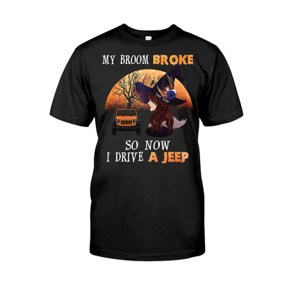 Some Witches Don't Like Brooms - Personalized Halloween Car T-shirt and Hoodie