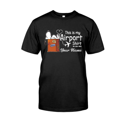 This Is My Airport Shirt - Personalized T-shirt and Hoodie