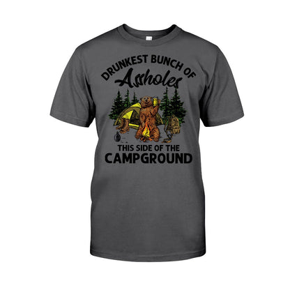 Drunkest Bunch This Side Of The Campground - Camping T-shirt and Hoodie 112021