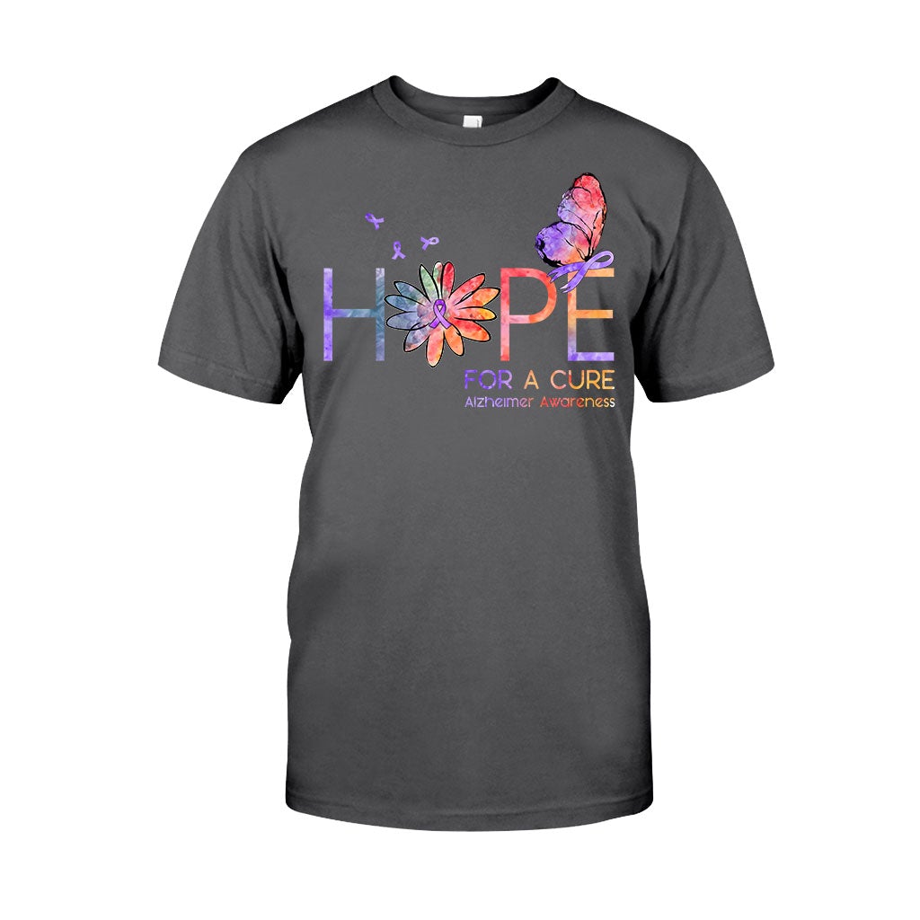 Hope For A Cure - Alzheimer Awareness T-shirt and Hoodie 1121