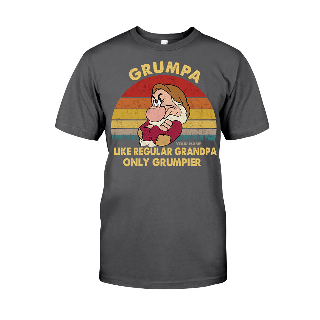 Grumpa Only Grumpier - Personalized Father's Day T-shirt and Hoodie