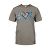 Peace Love Cure - Diabetes Awareness T-shirt And Hoodie 082021