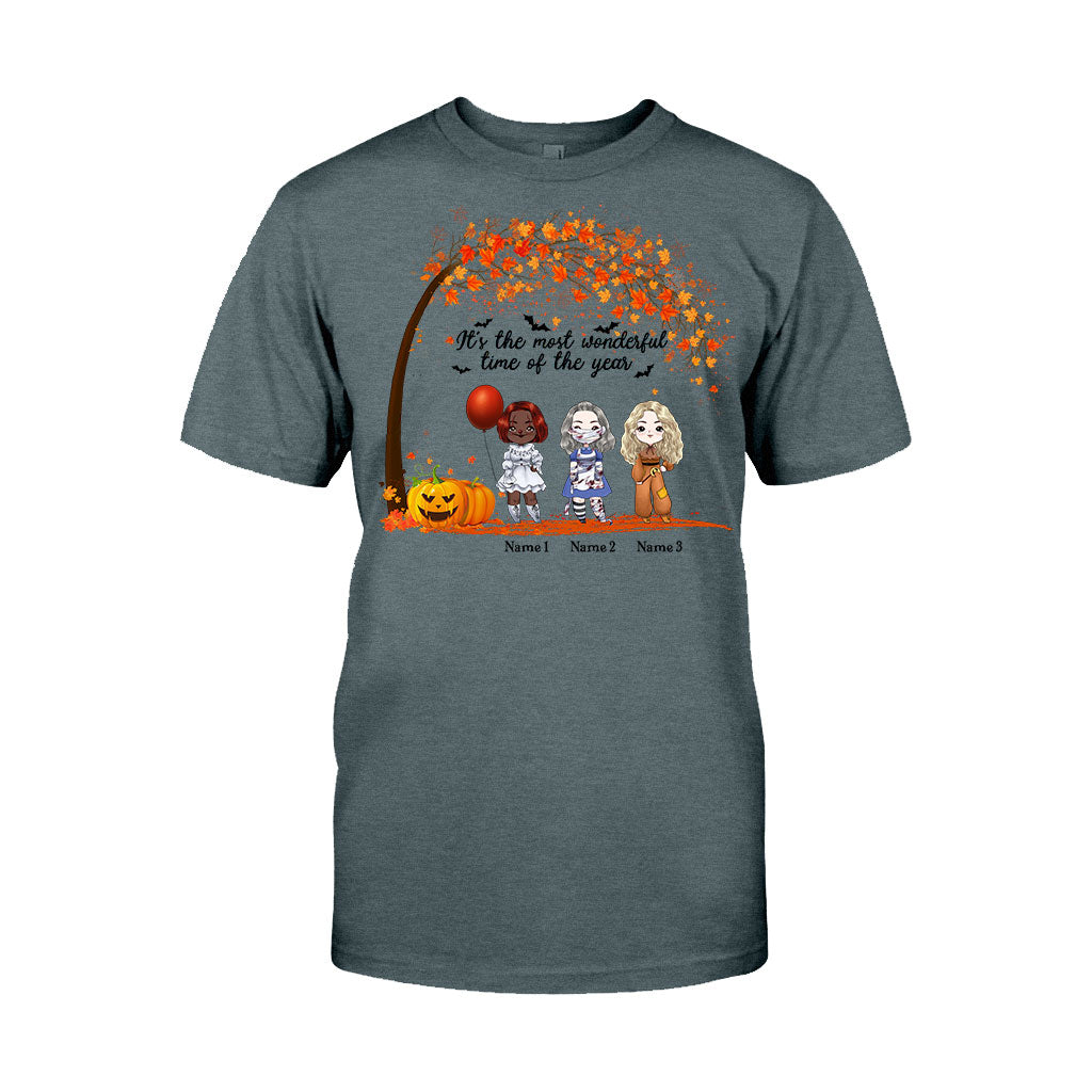 Wonderfultime - Personalized Halloween Bestie T-shirt and Hoodie