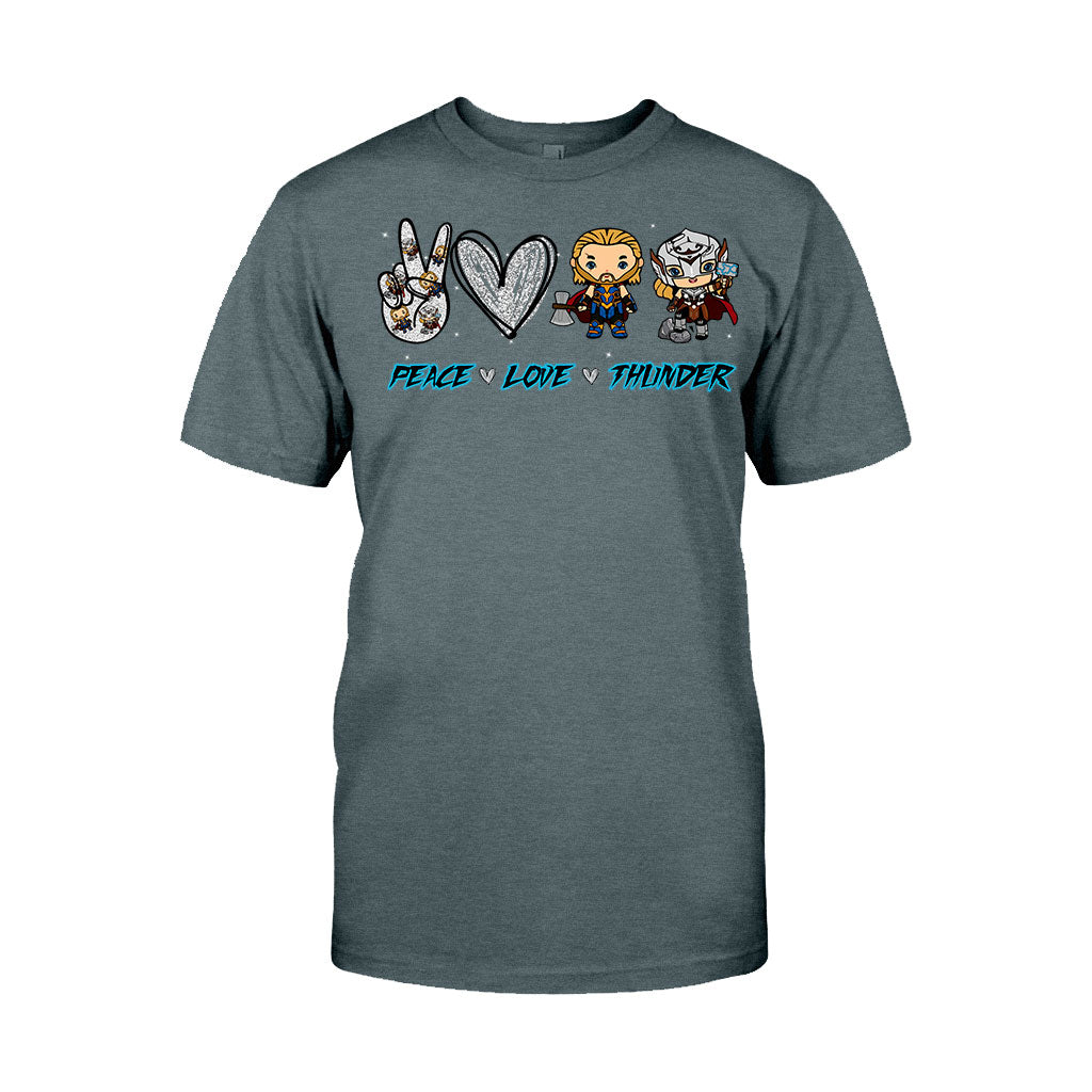 Peace Love Thunder - T-shirt and Hoodie