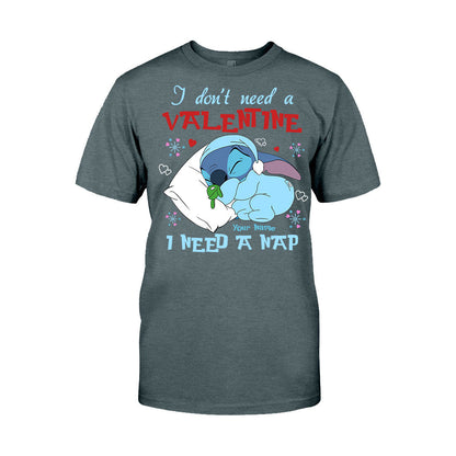 I Don't Need A Valentine - Personalized Valentine Ohana T-shirt and Hoodie