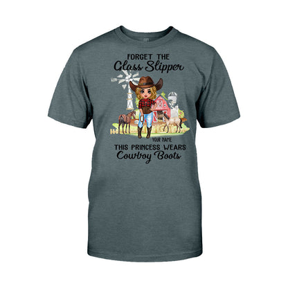 This Princess Wears Cowboy Boots - Personalized Horse T-shirt and Hoodie