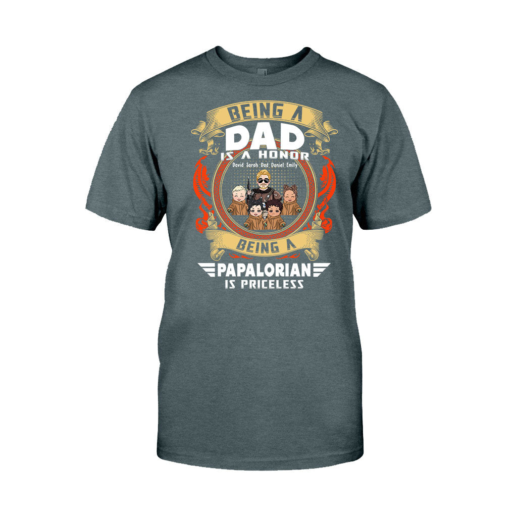 Priceless Papalorian - Personalized The Force T-shirt and Hoodie