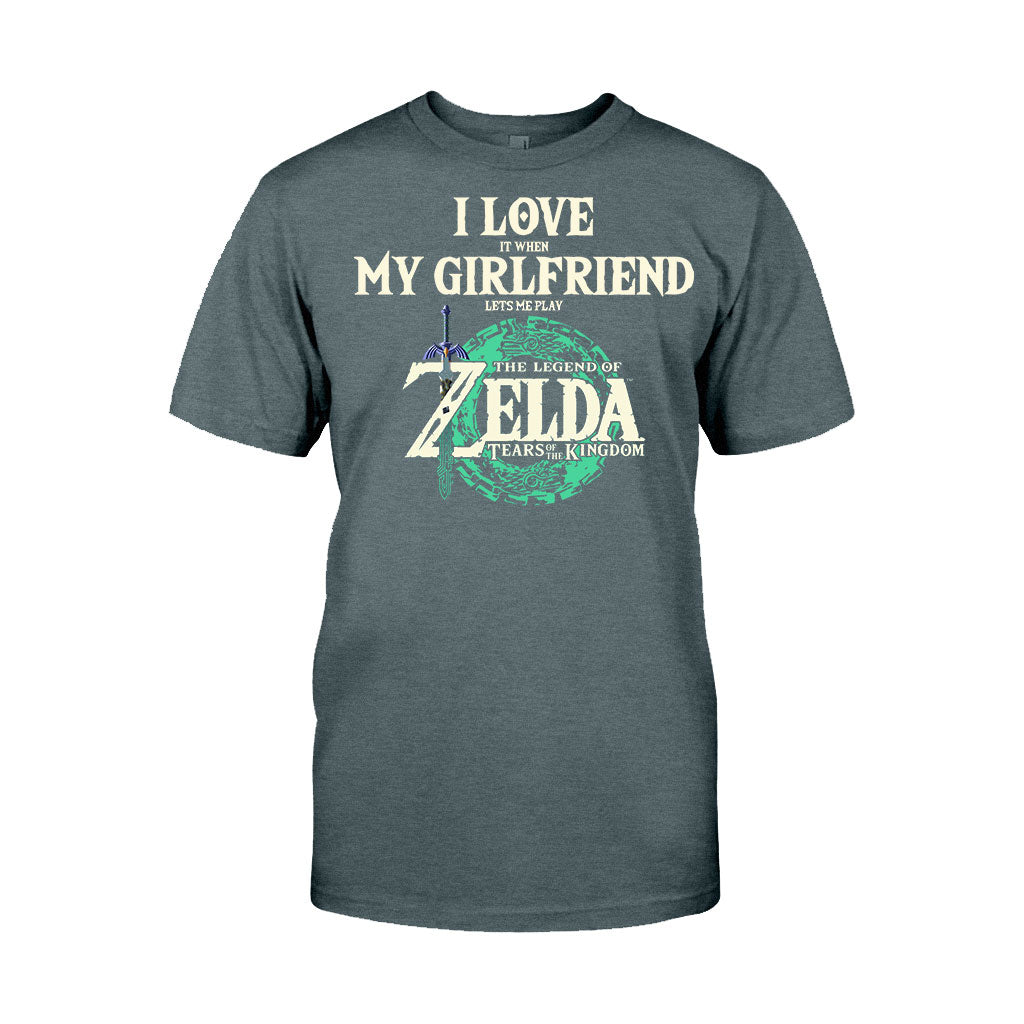 I Love My Girlfriend - Personalized The Hero's Legend T-shirt and Hoodie