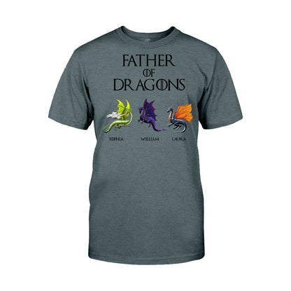 Father Of Dragons - Personalized Thrones Game T-shirt and Hoodie