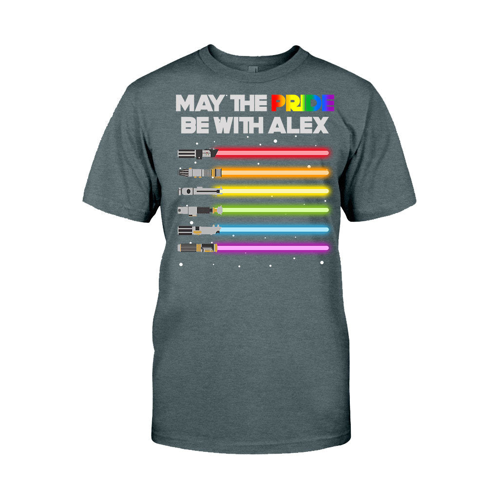 May The Pride Be With You - Personalized LGBT Support T-shirt and Hoodie